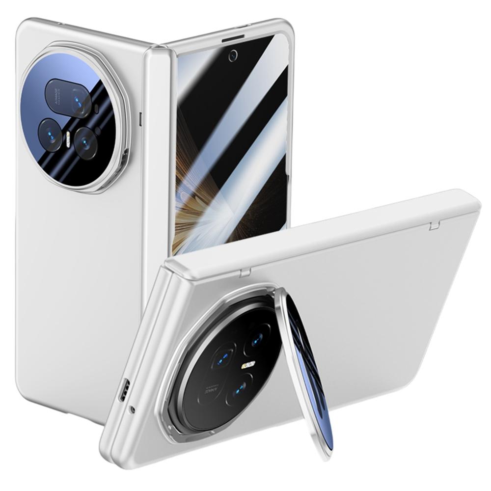 Для Honor Magic V5 5G Чехол PC Твердый Чехол для Телефона с Защитной Пленкой от Шпионажа, Рамкой для Объектива, Подставкой