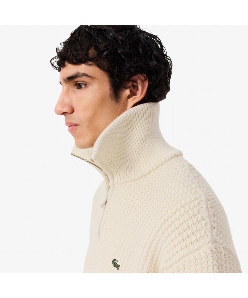 Мужской свитер LACOSTE с воротником из фактурной вязки Ah5205-55N Xfj