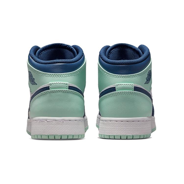 (GS) Air Jordan 1 Mid 'Blue Mint' Kids' 554725-413