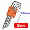 High Hardness L-Shape Hex Key Set - 6-Point Hexagonal Screwdriver Tool