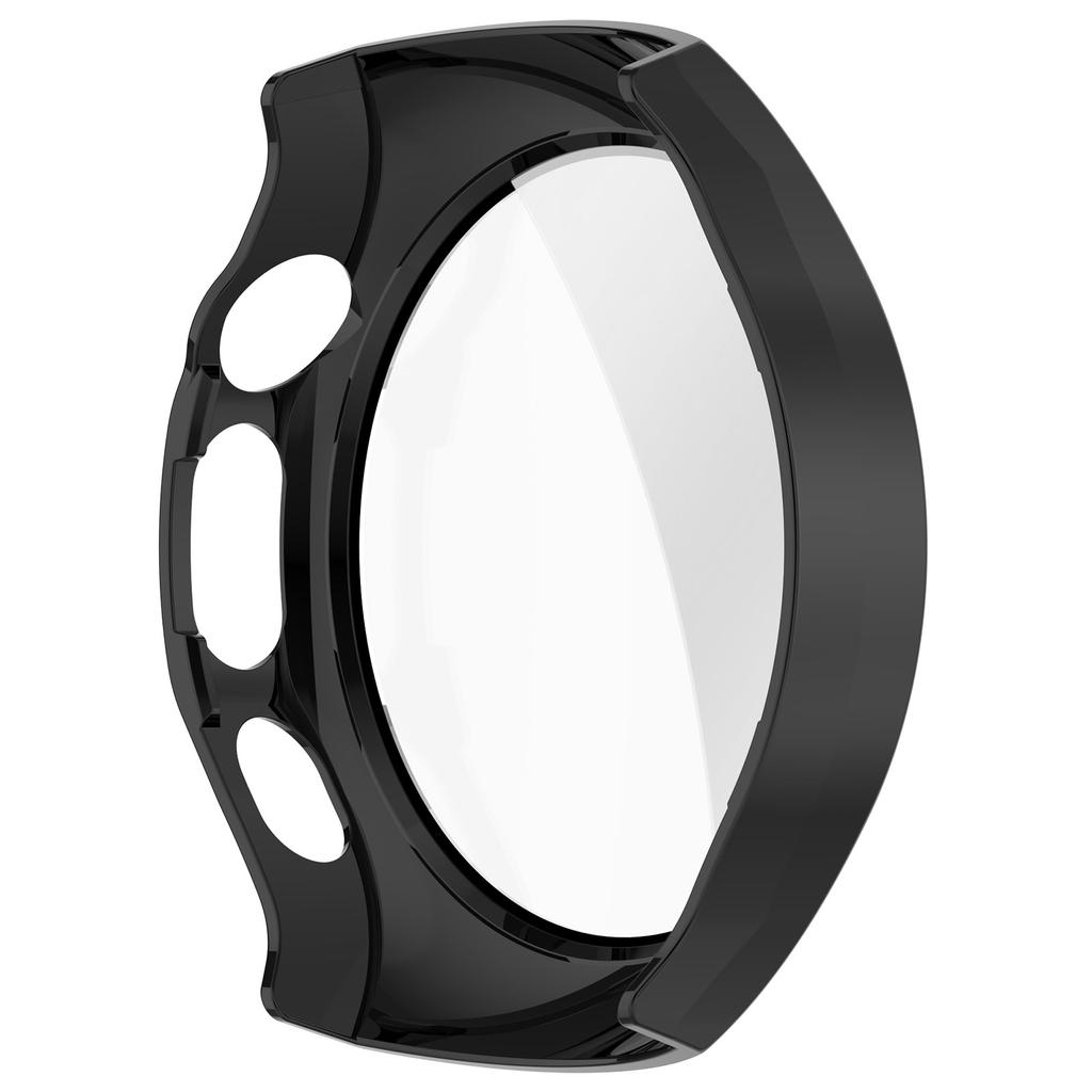 For Huawei Watch 5 42mm Watch Case PC Frame Cover with Tempered Glass Screen Film