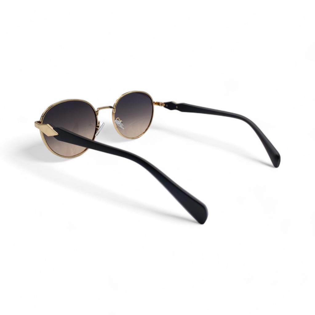 Стильные женские солнцезащитные очки Круглая оправа Очки Мода Открытый пляжный отдых Солнцезащитные очки