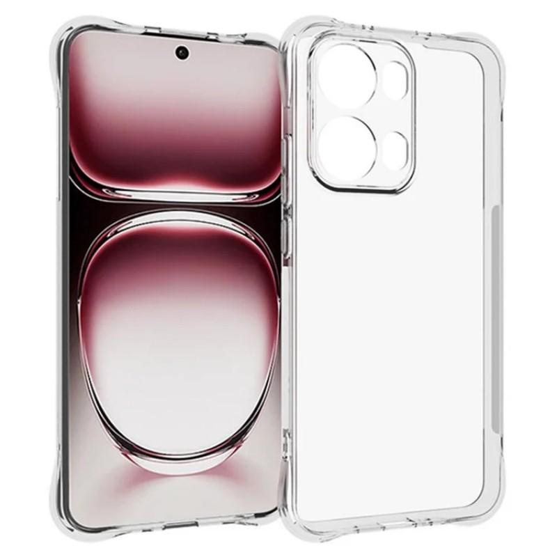 Прозрачный ТПУ чехол для Oppo Reno13 Pro 5G серии WANLONFENG TM толщиной 2.0 мм, задняя крышка для телефона