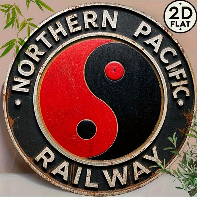 Металлическое настенное искусство Инь-Ян для дома, гостиной, пространства для медитации