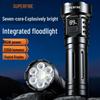 SupFire L24 35W Rechargeable Ultra-Bright Focus & Flood Flashlight