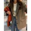 Jacket Suit Women Autumn Winter New Fashion Loose Slim British Style French Elegant Casual Jacket