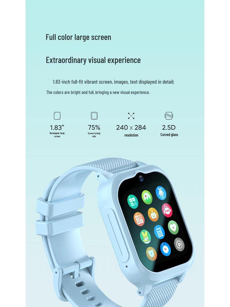 4G Kids' Phone Watch K26H with SIM, Video Call & Payment Features