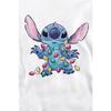 Lilo & Stitch Унисекс для взрослых Рождественские огни Эскиз Толстовка