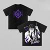 Hot Sale 2026 Bleach Sosuke Aizen Double Sided Anime Graphic T-Shirt Men Women Punk Streetwear Oversized T-shirt Breathable and Comfortable Clothes