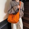 New Large-capacity College Students In Class Shoulder Bag Casual Lazy Style Girls Messenger Bag Daily Commuter Bag Women