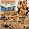 Kids' Magnetic Engineering Vehicle & Robot Transformation Toy Set
