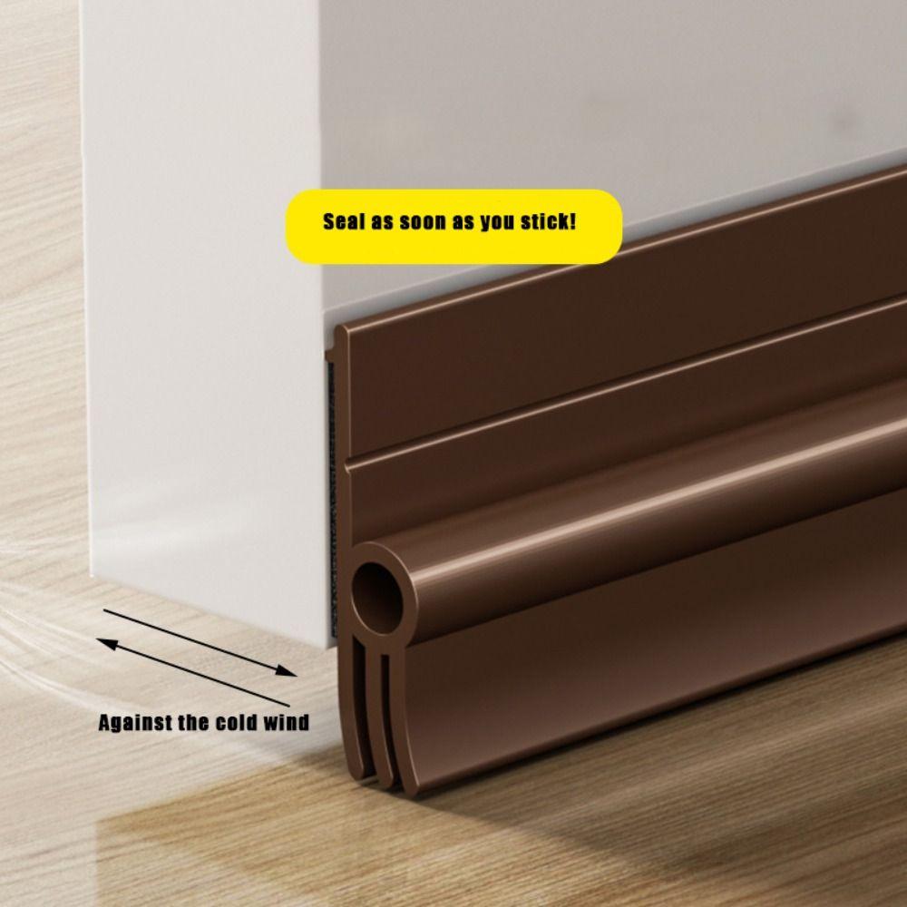 Звукоизоляционная уплотнительная лента для низа двери Пылезащитная Водонепроницаемая Уплотнительная лента Заполнитель дверного зазора Спальня