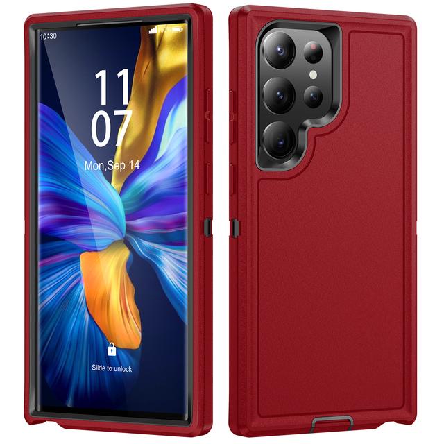 Матовый прочный защитный чехол для Samsung Galaxy S23 Ultra S 23 Plus 5g S22 A54 A14 A53 A13, аксессуары для телефонов, двухслойный чехол
