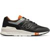 New Balance 997H Удобные Универсальные Ширины D Низкие Повседневные Кроссовки Унисекс Черный Оранжевый CM997HGB