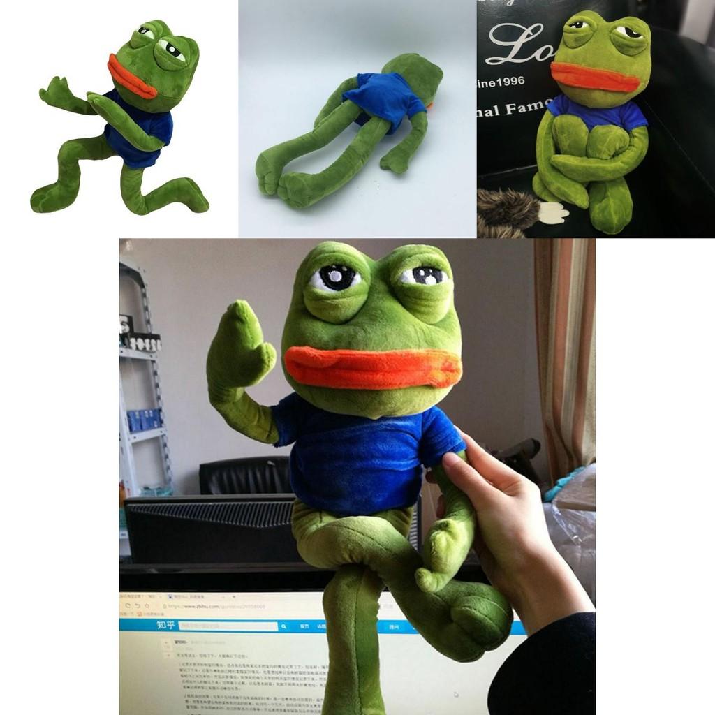 Плюшевая кукла Пепе Лягушонок, мягкая игрушка для украшения дома