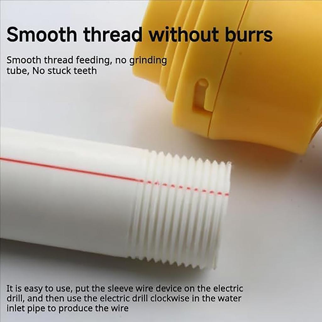 Совместимый с электрической дрелью комплект для нарезания резьбы труб с различными размерами плашек