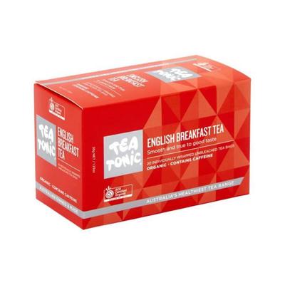 Чайный тоник Органический чай Английский завтрак x 20 чайных пакетиков