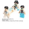 Mini Medical Scene Figures Set with Patient Nurse Doctor And Equipment Miniature Building Block Set for Pretend Play DIY Micro