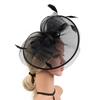Шляпка-fascinator с перьями Сетчатый головной убор невесты Новая заколка для волос