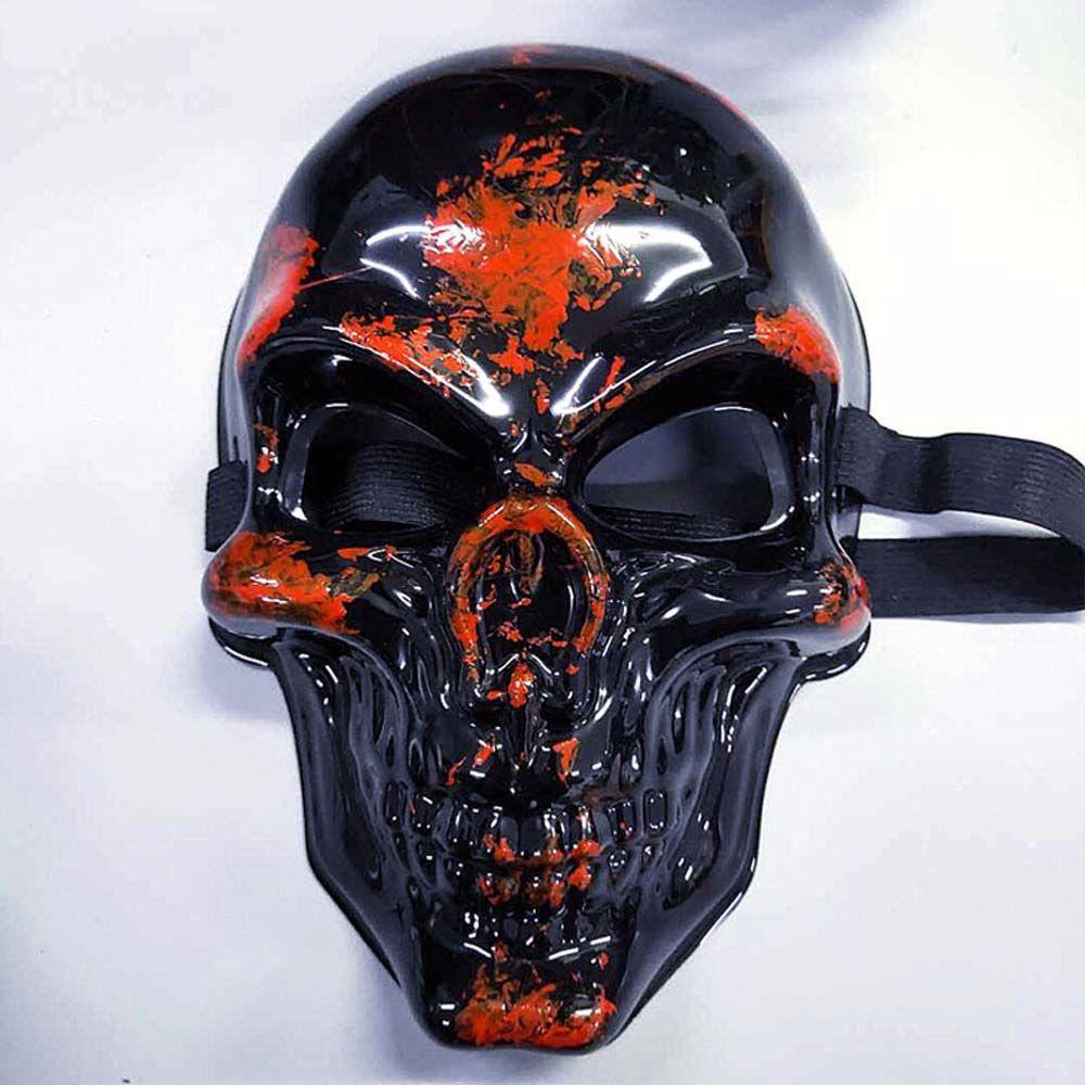 EL Dedicated Headwear Mask Skull Ghost Party Props Horror Mask Party Mask Props Cosplay Mask