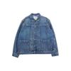 Levis Midnight Blue Label Series Color-Blocked Collar Comfortable Long Sleeve Simple Denim Jacket Men Jacket 28943-0026