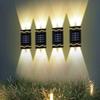 Outdoor Garden Solar Lights Decorative Wall Arrangement Luminous Ambient Wall Lights Home Wall Lights Waterproof Solar