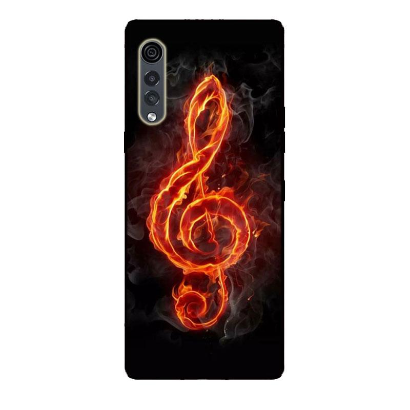 Для LG Velvet Чехол Черный Бампер Силиконовый ТПУ Мягкая Крышка Телефона Для LG Velvet 5G LM-G900 Чехол Мультяшный Funda Для LG Velvet Чехол