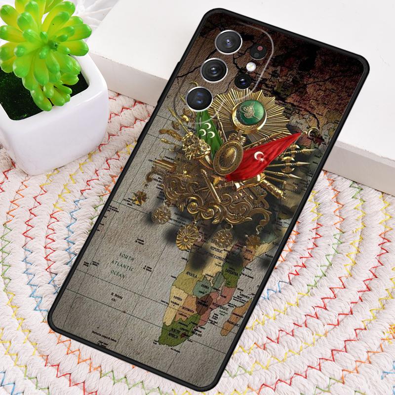 Герб Османской империи Funda Силиконовый чехол для телефона для Samsung Galaxy note 10 pro S26 S25 S24 S23 S22 S21 Plus Ultra Чехол