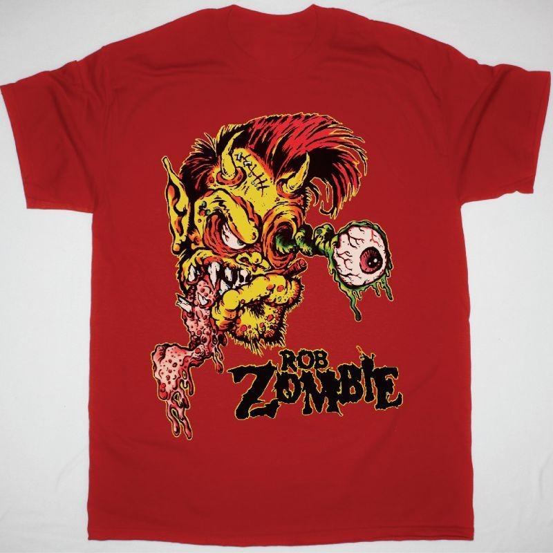 Винтажная футболка Rob Zombie Музыкальный Тур Маленький Размер от S до 5XL NE074 Унисекс Футболка