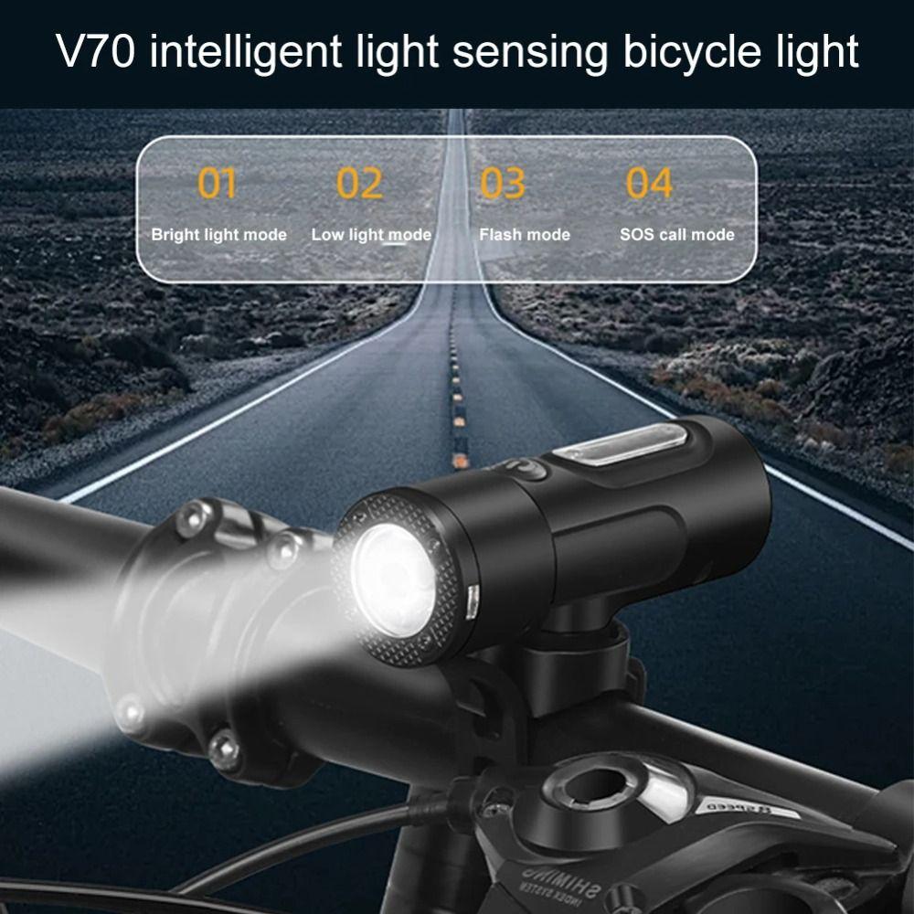 Waterproof Bike Light Front Cycling Accessories 500 Lumen Bike Headlight  Bicycle