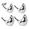 Decorative Ceramic Crafts Modern Bird Figurines Gold & Silver Home Decor Minimalist Office Desk Ornament Abstract Animal Statues for Living
