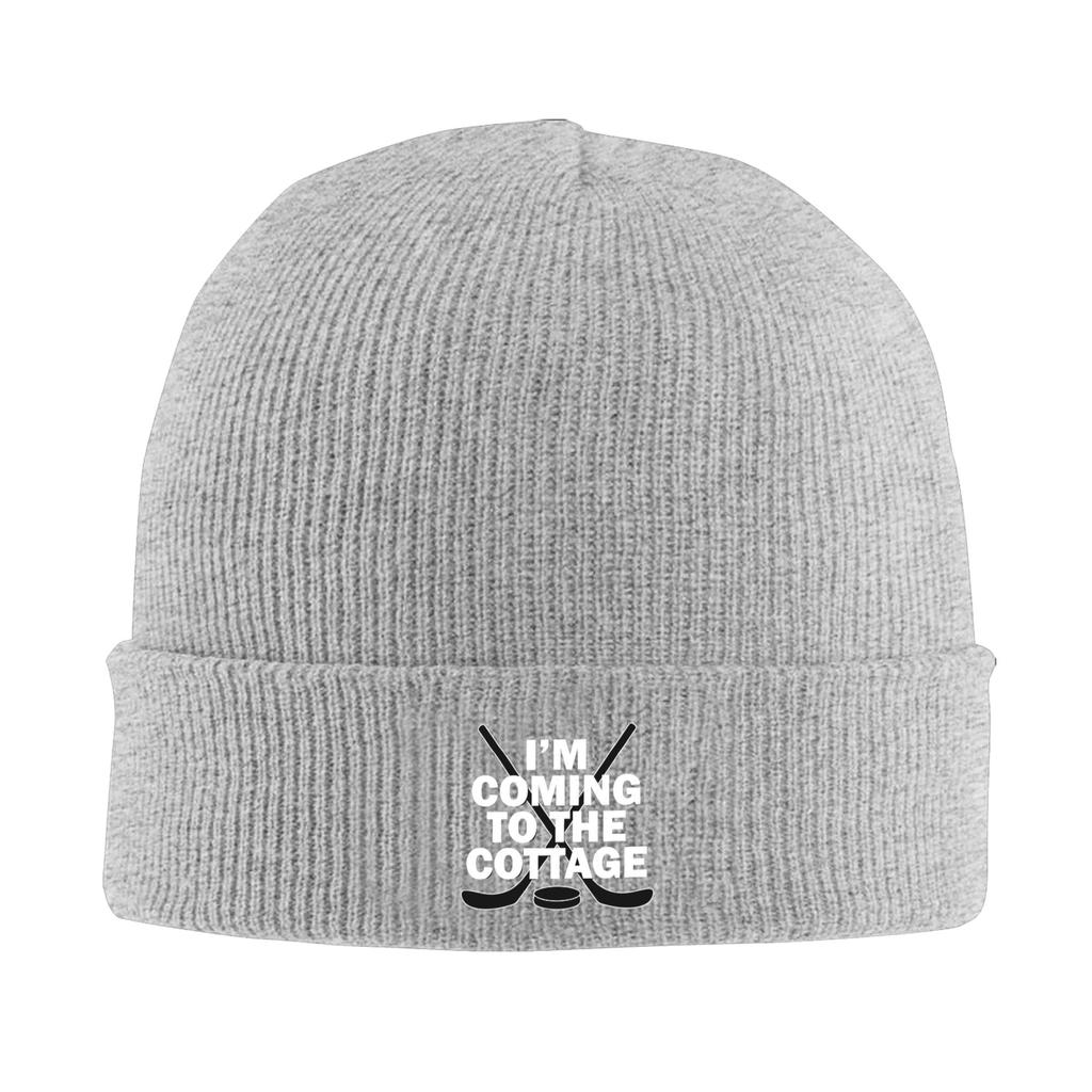 Im coming to the cottage Beanie Hats Heated Rivalry Bonnet Hats Unisex Adult Vintage Knitting Hat Winter Pattern Elastic Caps