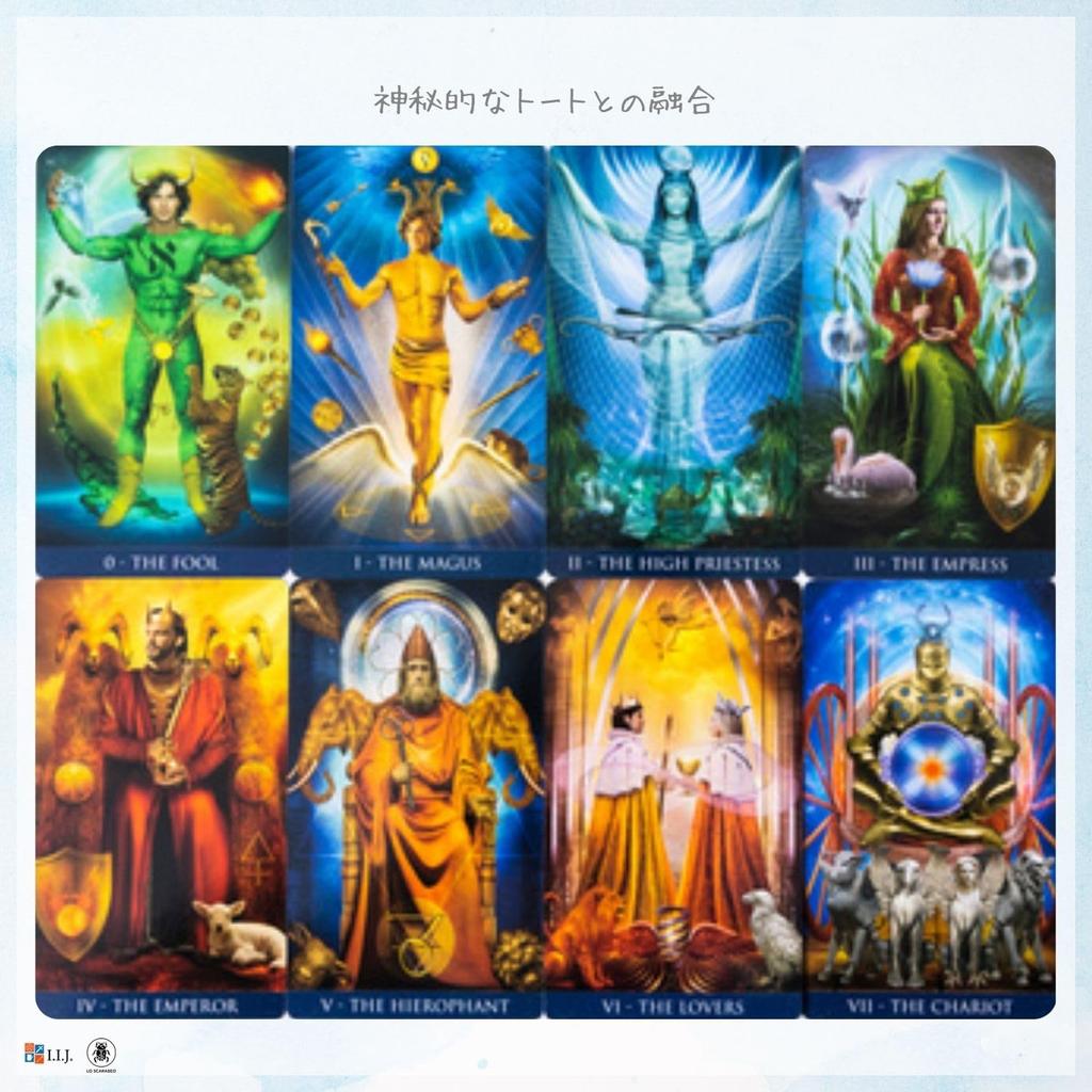 I.I.J Millennium Thoth Tarot, 78 Tarot Cards, Tarot Reading, with Japanese Instructions, Authentic