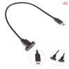 USB 3.1 Type C Micro Usb2.0 With Panel Mount Screw Extension Cable Cord USB C Male To Female Extending Wire Extender Data Cord