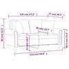 Vidaxl 2-Osobowa Sofa Z Poduszkami, Ciemnozielona, 120 Cm, Aksamit