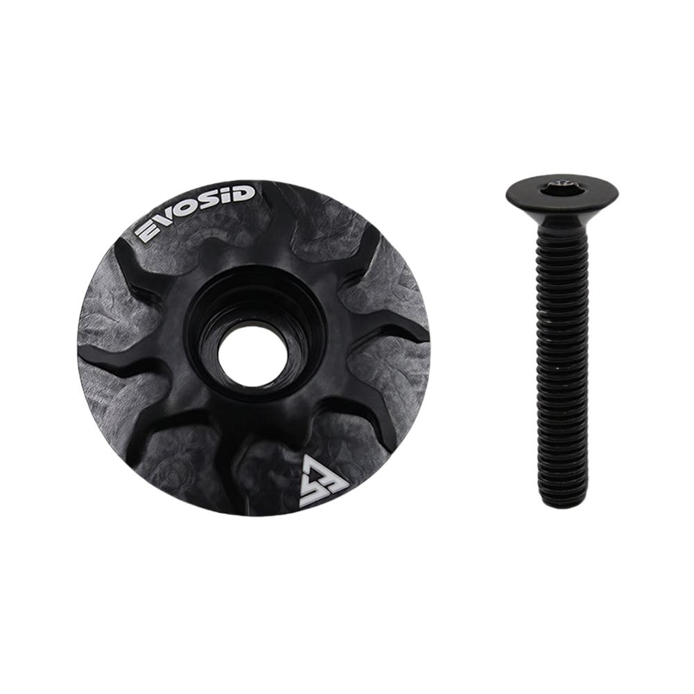 Bicycle Headset Cap MTB Road Bike Stem Headset Top Cap Cover with Screw Bicycle Stem Top Cap Bike Stem Cover