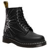 Доктор. Ботинки Dr. Martens 1460 Solar Flare Кожаные на шнуровке Унисекс Черные 41813001