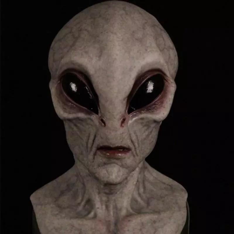 Halloween Alien Latex Mask Scary Cosplay Costume Party