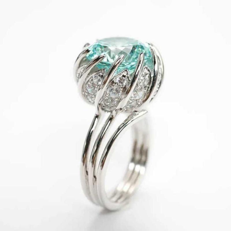 Sace Gems Классическое кольцо из медного сплава с цирконом, женские ювелирные изделия, свадебный подарок для вечеринки