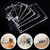 Magnetic Photo Frame Transparent Fridge Magnets Poster Display Stand for Room Desk Home Decoration