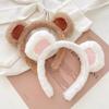 Lolita Plush Hair Hoop Animal Bear Ears Headwear Furry Headband Cute Headpiece Anime Fancy Dress Kawaii Cosplay Accessories