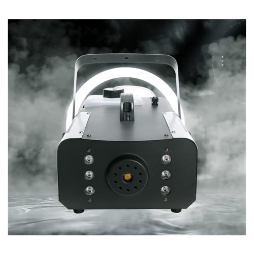 Portable Halloween Fog Machine, 1200W/1500W LED Smoke Machine with Constant Temperature for Weddings and Stage Effects (Colorful Model)
