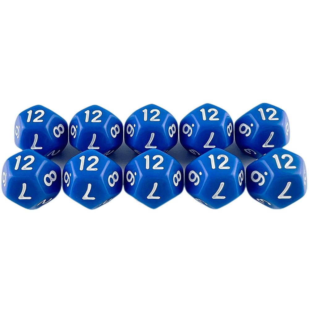 D12 Dice Polyhedral Dice DND Dice Set 10pcs Game Dice Table Game Props