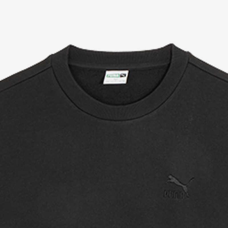 Puma Удобная толстовка с круглым вырезом, мужская толстовка, черная 625532-01