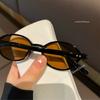 Retro Oval Frame Glasses Women Female Sweet Cool Eyewear Trend Reading Computer Anti Blue Light Eyeglasses