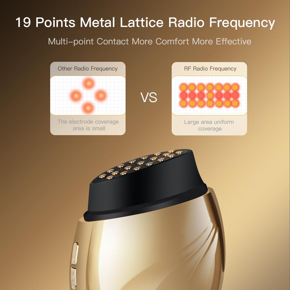Многофункциональный EMS Micro Current Pluse MFIP RF Радиочастотное удаление морщин Подтяжка кожи Регенерация коллагена Массажер для лица Устройство для ухода за красотой