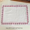 Square Cup Mat Cotton photo background cloth New Western Food Mats  Table Decor