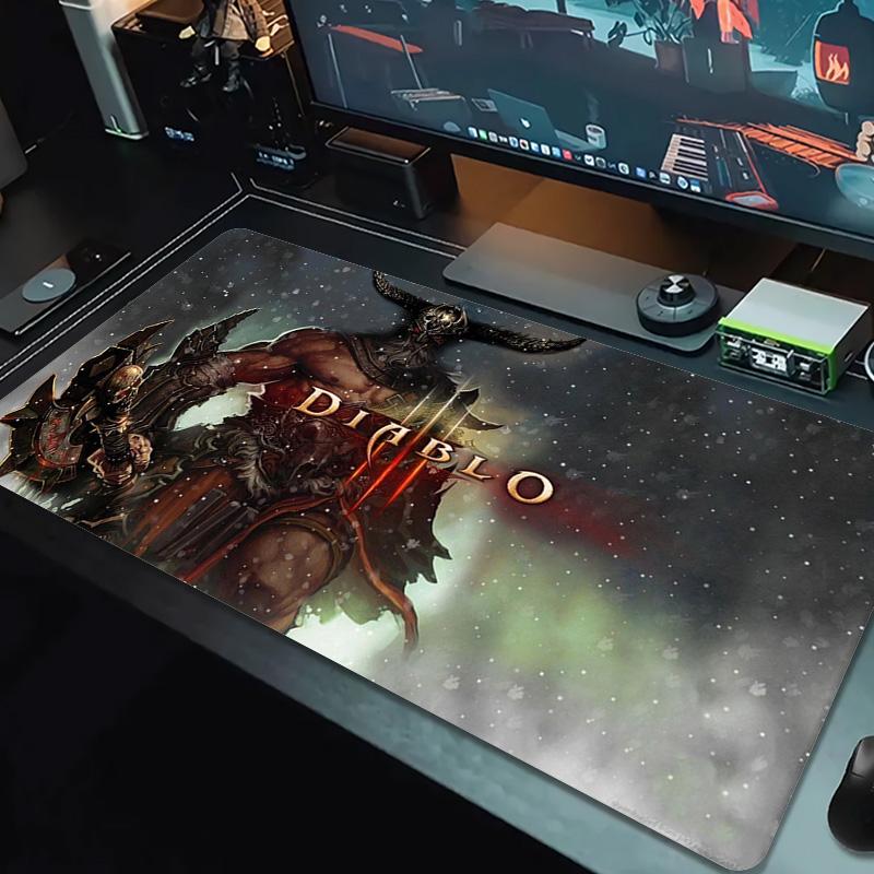 Diablo Color Mouse Pad Large Gaming Table Cushion Non-slip Laptop Tablet Big Mousepad XXL Mat Mini PC Playmat With Lock edge
