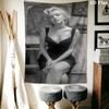 Vintage Marilyn Monroe Poster Tapestry Background Cloth Fashion Print Christmas Gift Home Decor Homestay Soft Decoration Tapestry