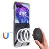 For Motorola Razr Ultra 2025 5G/Razr 60 Ultra 5G Clear Phone Case Compatible with MagSafe TPU+Acrylic Back Cover